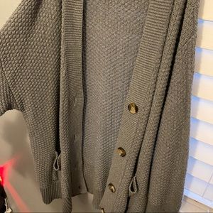 american eagle long cardigan